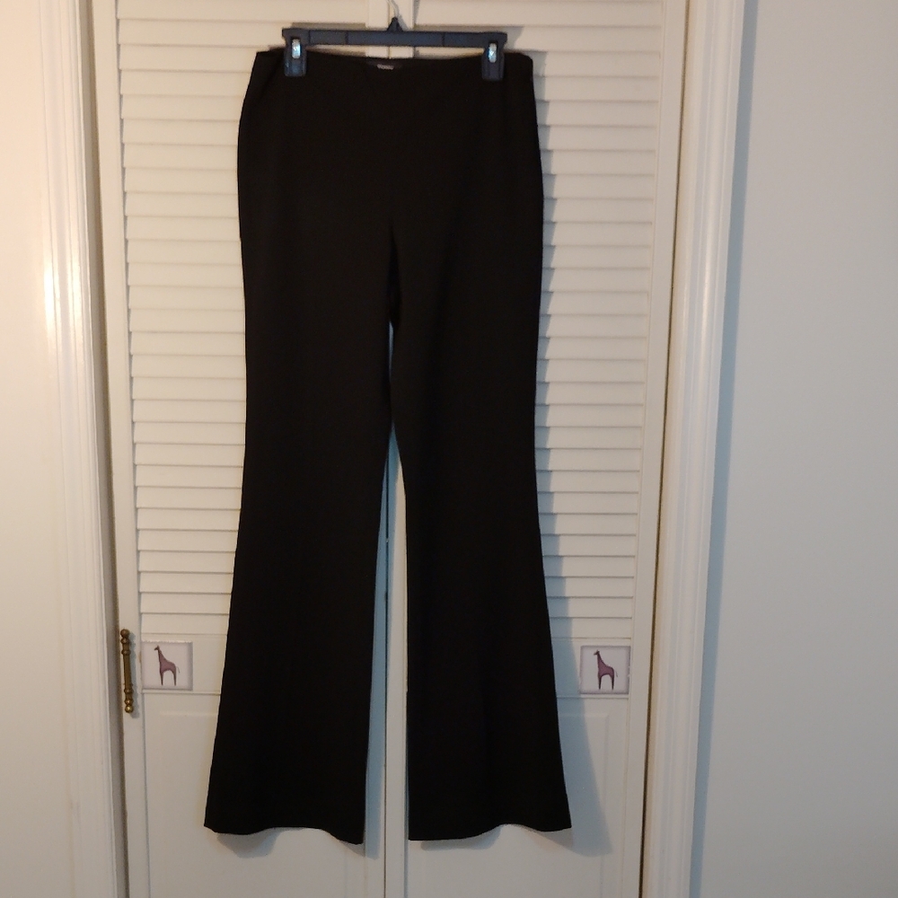 Theory Black Flare Women's Pants - Picture 2 of 8